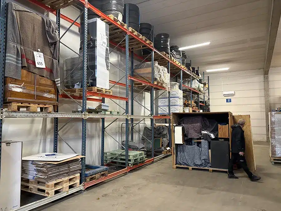Magasinering hos Skövde Stadsbud 
